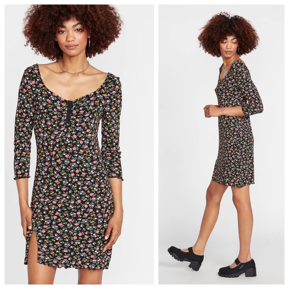 NWT Volcom Juniors' Stone Steezee Printed Mini Dress, size XSmall - Picture 8 of 10